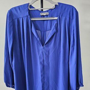 Pleione. Blouse. Sixe XL. Color: Royal Blue